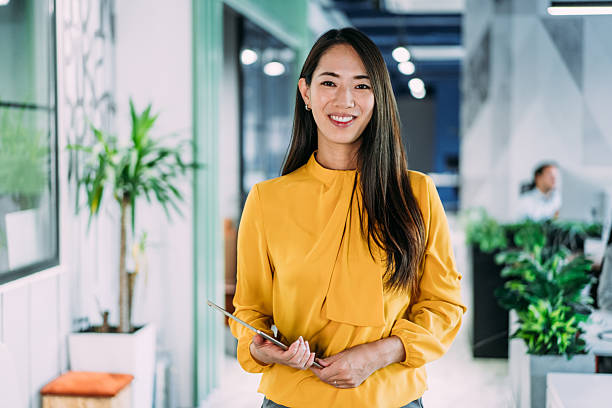 istock Successful businesswoman in the office. 2218910079