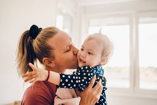istock Mom with baby. Mother's day concept 2218913321