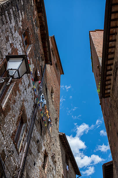 medieval village in Tuscany, Italy. Colle Val d'Elsa