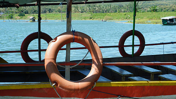 istock Lifebuoy Ring on Boat 2218921599