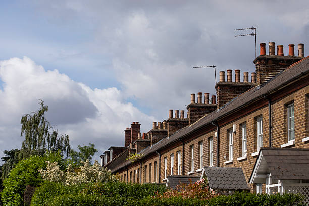 istock Old Terraced Houses - London. 2218922809