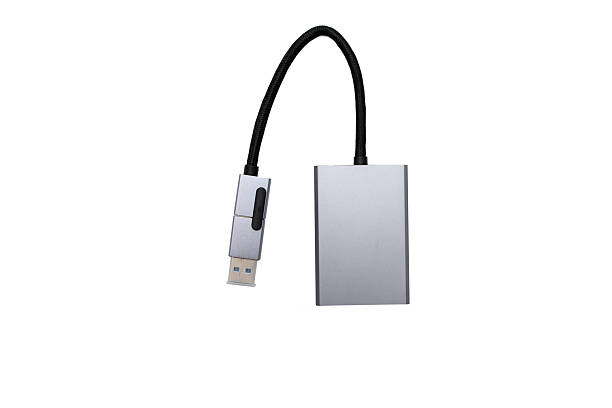 istock A compact card reader with integrated USB-A and USB-C connectors, compatible with modern devices. 2218936542