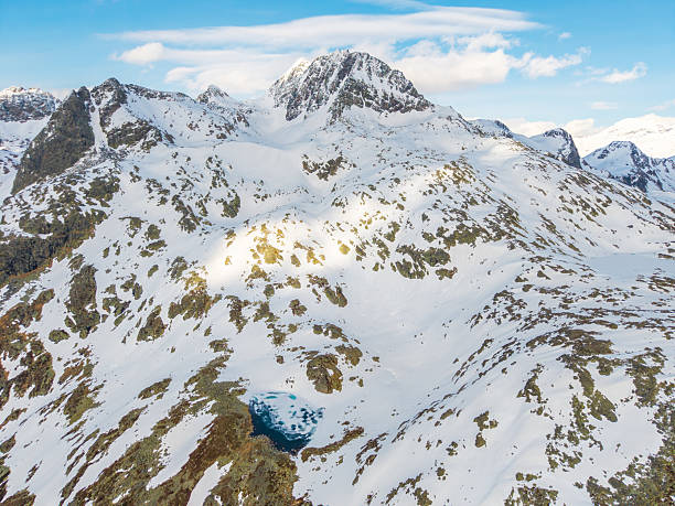 aerial views from Splughen pass across Switzerland and Italy