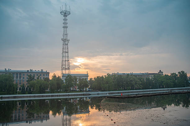 6G Telecommunications Base Station Tower