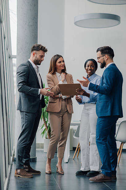 istock Business team discussing work in modern office 2218957633