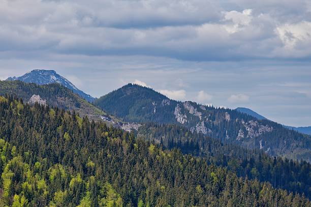 istock A mountainous landscape is captured under a cloudy sky 2218965262