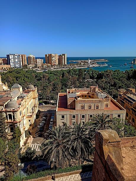 istock City from above, Malaga, Spain 2218966979