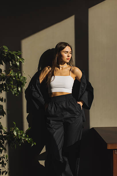 istock Fashion model in summer clothes 2218967432