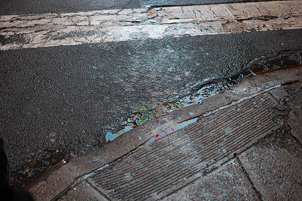 istock colorful led reflections in street water 2218975785