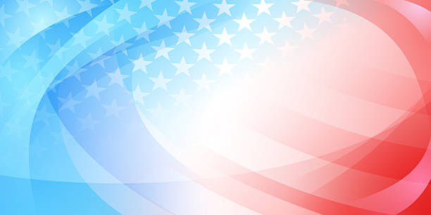 istock American flag in red and blue colors with stripes and stars. 2218976665