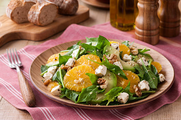 istock Orange and baby spinach salad 2218981047