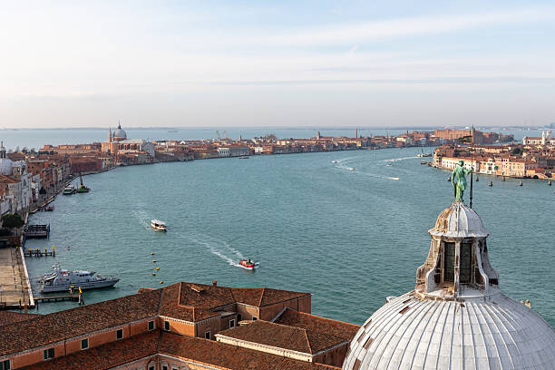 istock Venice Grand Canal Aerial View 2218981608