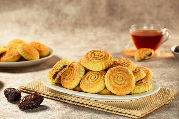 istock Luxury maamoul plate, Arabic Middle Eastern food, served during Eid. 2218999314