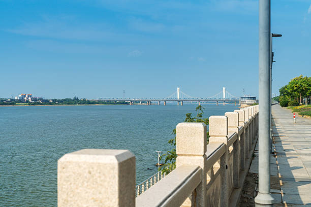 istock Amazing Modern Bridge against blue sky 2219001937