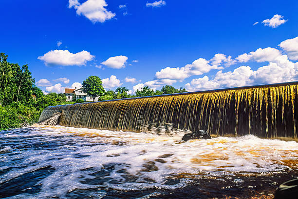 The Jean-Lesage generating station, (French: Centrale Jean-Lesage) formerly known as Manic-2, is a dam located 22 km from Baie-Comeau built on Manicouagan River in Quebec, Canada. The station is owned and operated by Hydro-Québec.