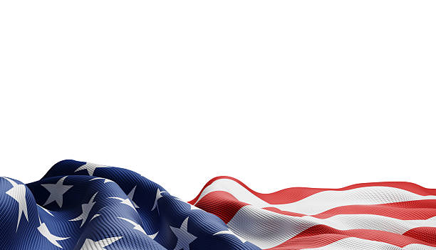 istock USA or American flag isolated on white background Independence day banner 3D render 2219008953