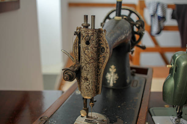 the beauty of an old sewing machine