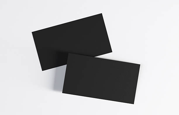 istock Black Business card on white background 2219010085