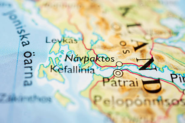 istock Zoomed map showing Nafpaktos and surroundings.. 2219011225