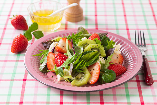 istock Strawberry and Baby Leaf Salad 2219013316