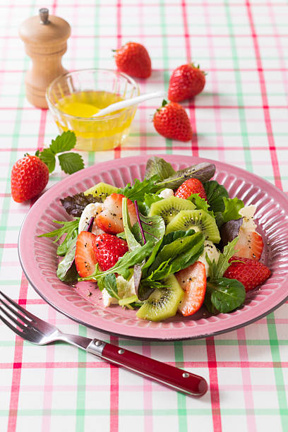 istock Strawberry and Baby Leaf Salad 2219013340