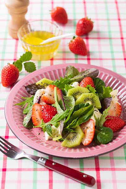 istock Strawberry and Baby Leaf Salad 2219013367