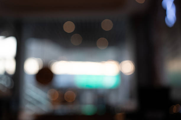 istock Blurred image of restaurant with lights in the blur background 2219013959