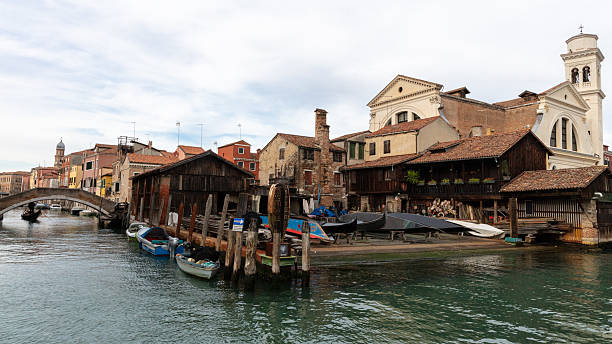 istock Venice Canal with Historical Buildings 2219016609