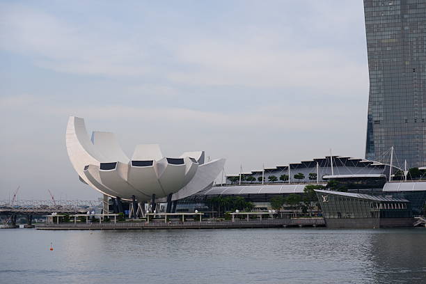 Singapore, Singapore - April 3, 2024. Marina Bay Sands at Sunset, Singapore