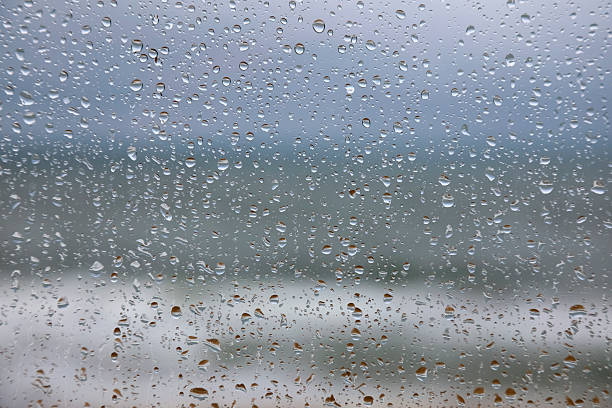 istock Natural water drops on window glass 2219022762