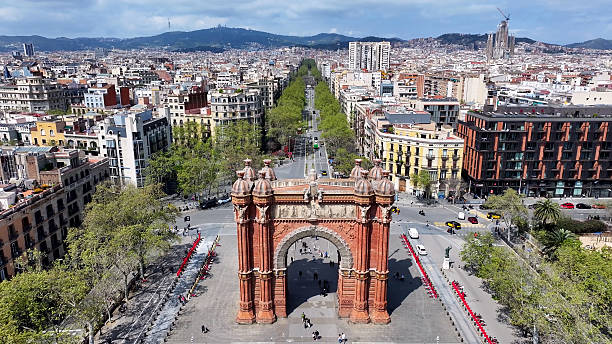 istock Amazing Arc de Triomf at Barcelona Barcelona Province Spain. 2219022980