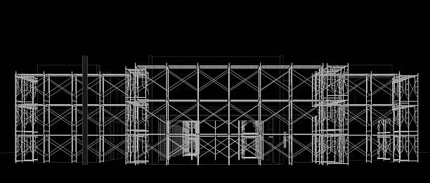 istock 3D illustration of building and construction 2219024282