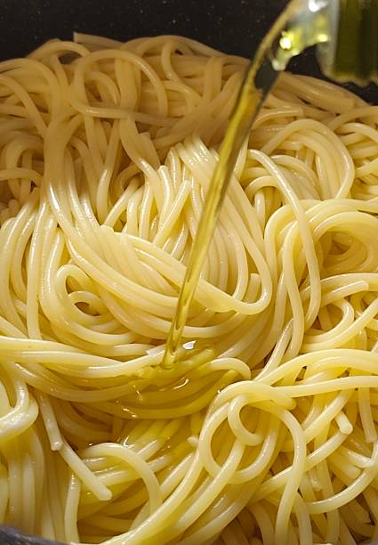 istock Preparation of spaghetti, boiling water 2219031572