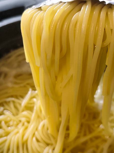 istock Preparation of spaghetti, boiling water 2219031830