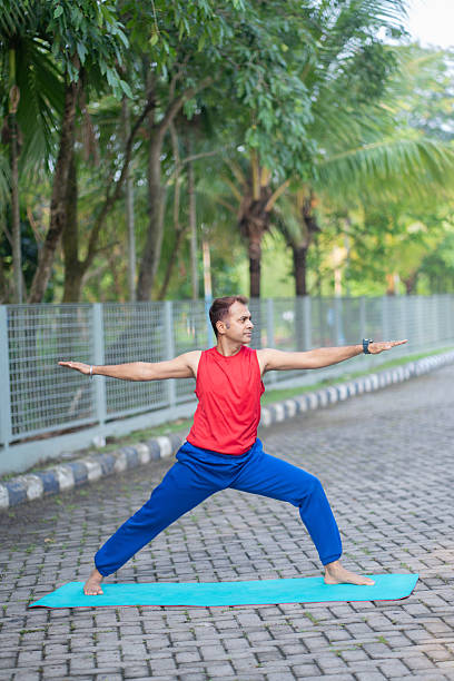 istock Outdoor Yoga Session with Active Urban Background 2219038752