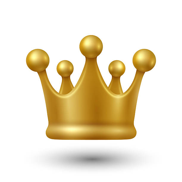 istock Vector 3d Gold Crown, Isolated. Realistic Glossy Gold Crown Vector Icon for Royalty, Winner, Luxury. Gold Crown Vector Clipart for King, Queen, Champion, Award, Prize, Premium, Royal Symbol Design 2219045710