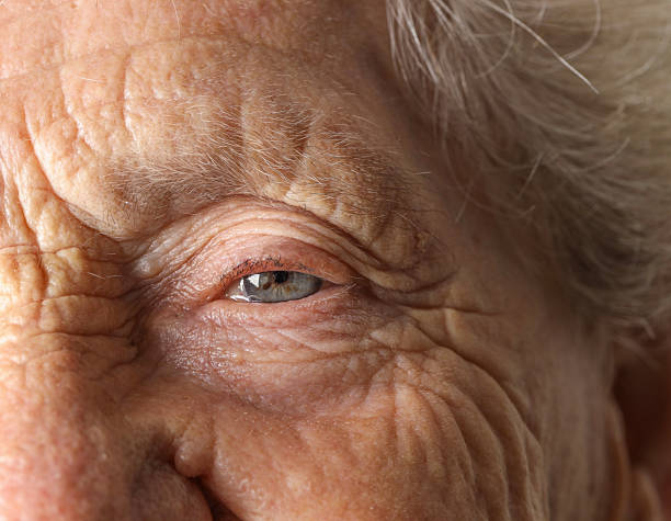 istock Senior woman with beautiful eyes, macro view 2219049330