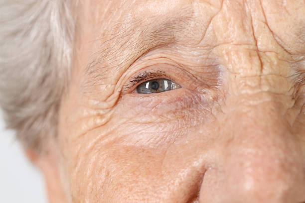 istock Senior woman with beautiful eyes, macro view 2219049362