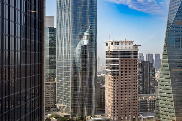 istock Modern skyscrapers at Istanbul 2219055904