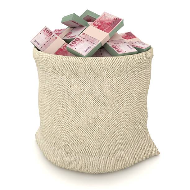 Taiwan dollar money bag yuan sack wealth