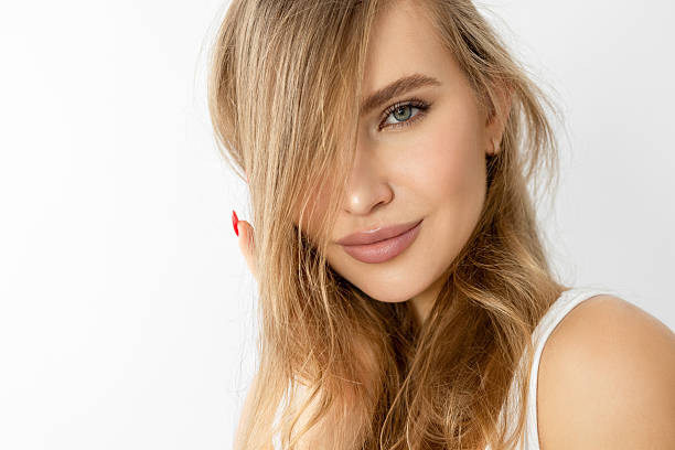 istock Pretty female looking at camera directly 2219062595