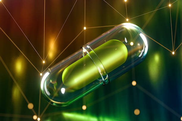 istock Vibrant capsule a glimpse into modern medicine and health innovations. 3d rendering 2219067913
