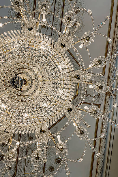 istock Large crystal chandelier with elegant details 2219072150