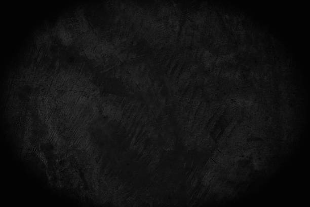 istock Close up retro plain dark black cement concrete wall background texture for show or advertise or promote product and content on display. Color old concrete wall design vintage grunge element blank. 2219099980