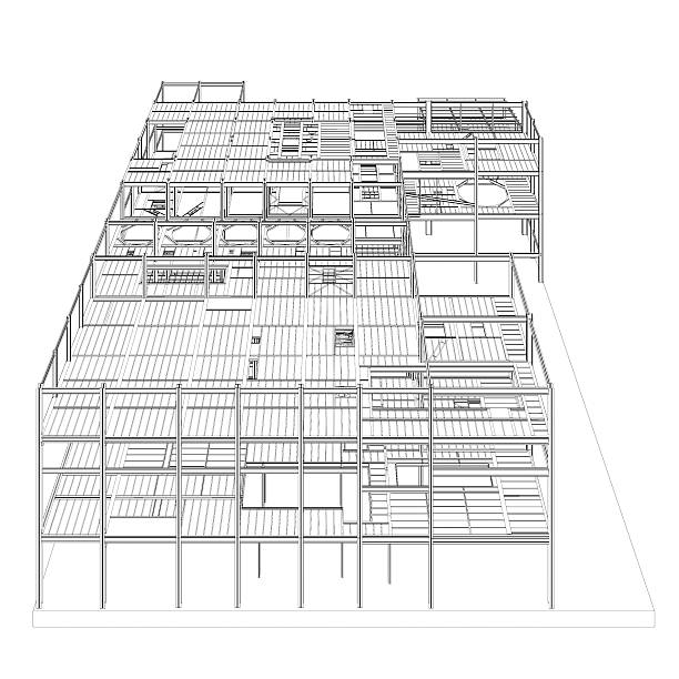 istock 3D illustration of building structure 2219102457