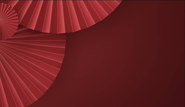 istock Red simple background lines, abstract, 3D illustration 2219113157