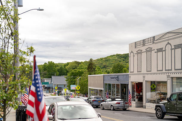 istock Small town in USA 2219119020