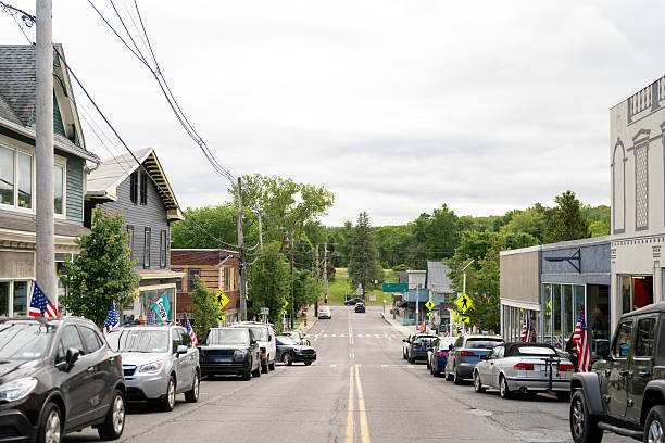 istock Small town in USA 2219119026
