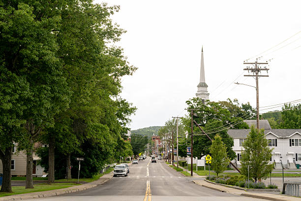 istock Small town in USA 2219119071