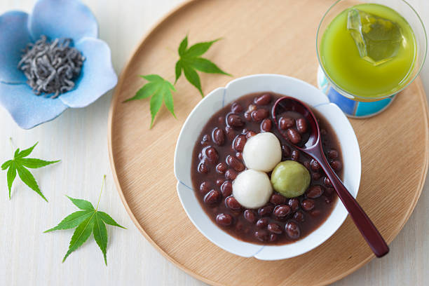 istock Sweet red bean soup with shiratama 2219119242